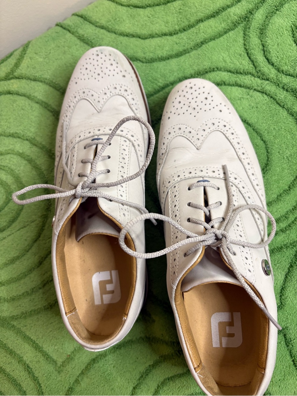 FootJoy Womens Cream
Sport Retro Golf Shoes Size 8.5 M